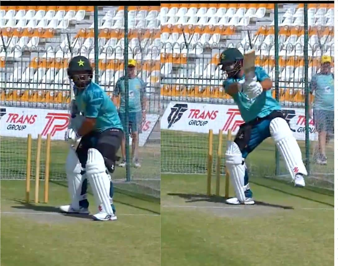 Kamran Ghukam in practice session [Source: @TheRealPCB/X.Com]
